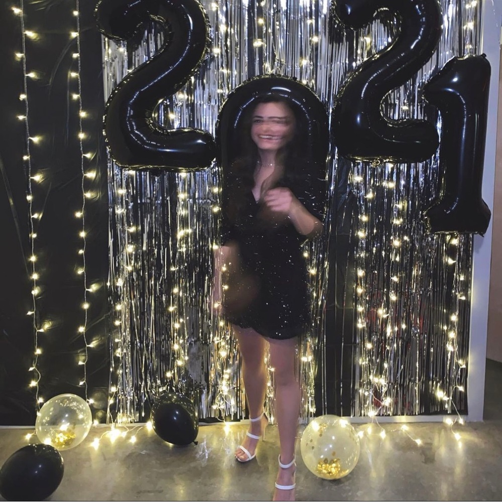 Fashion Nova black Sequin dress